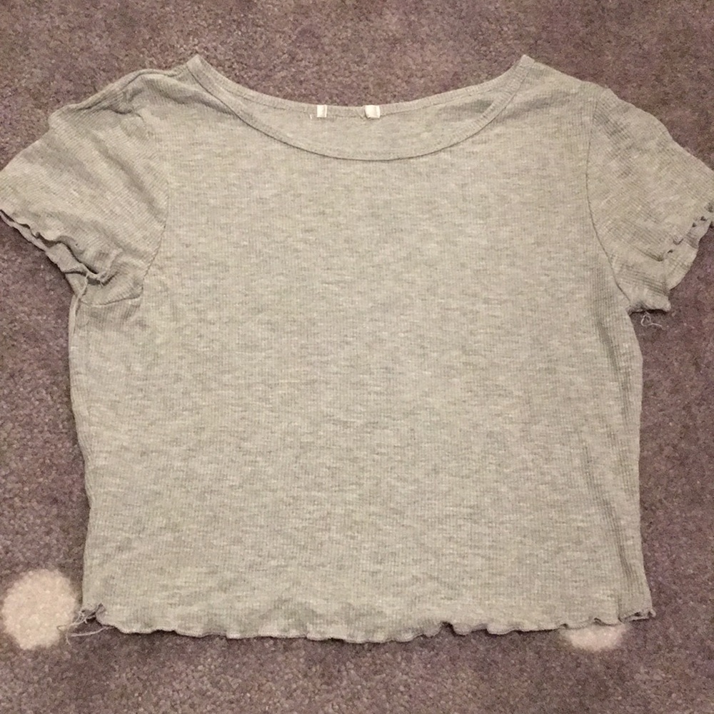 All grey tee